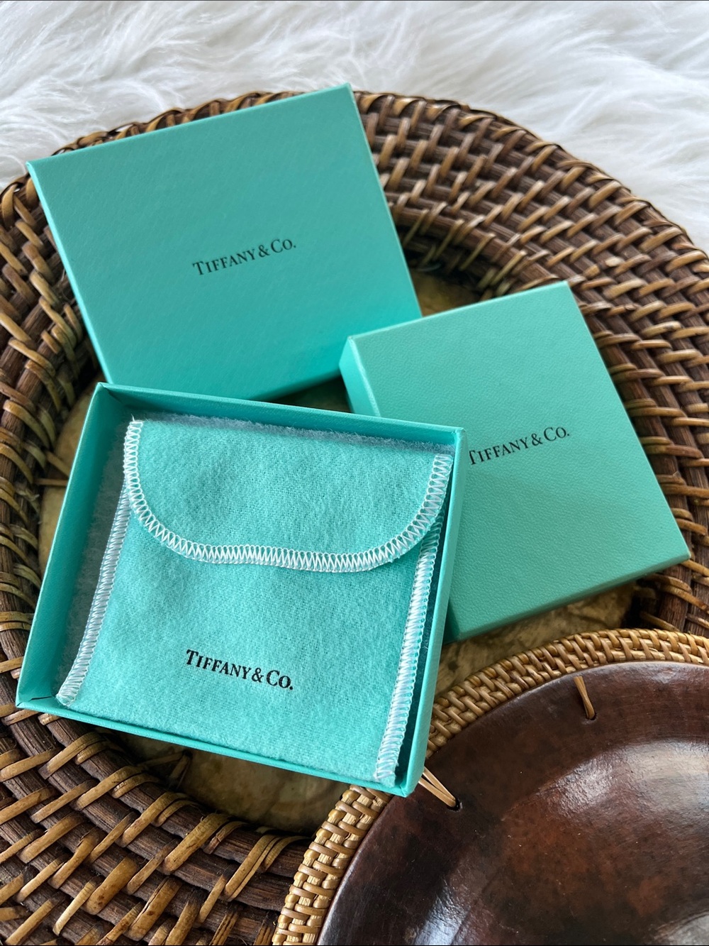 Tiffany & Co. Robin's Egg Blue Jewelry 2-Box Set